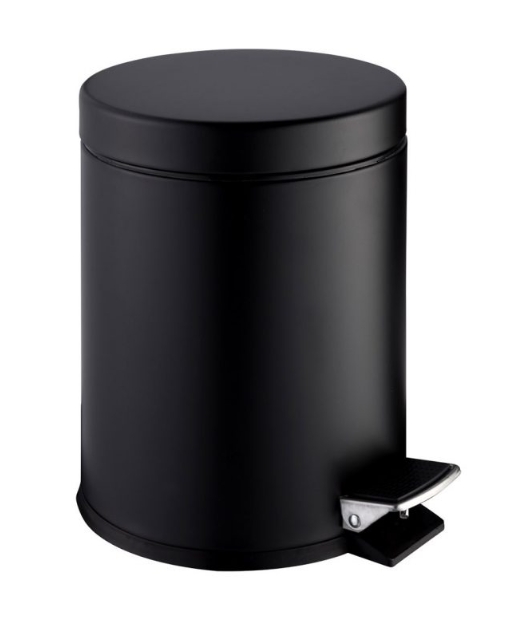 Stella Standard prullenbak 5 l zwart 20.005-MB