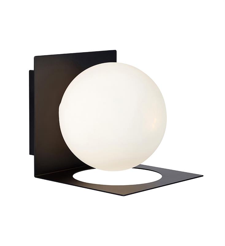 Markslöjd Zenit wandlamp 1x18 W wit-zwart 107495