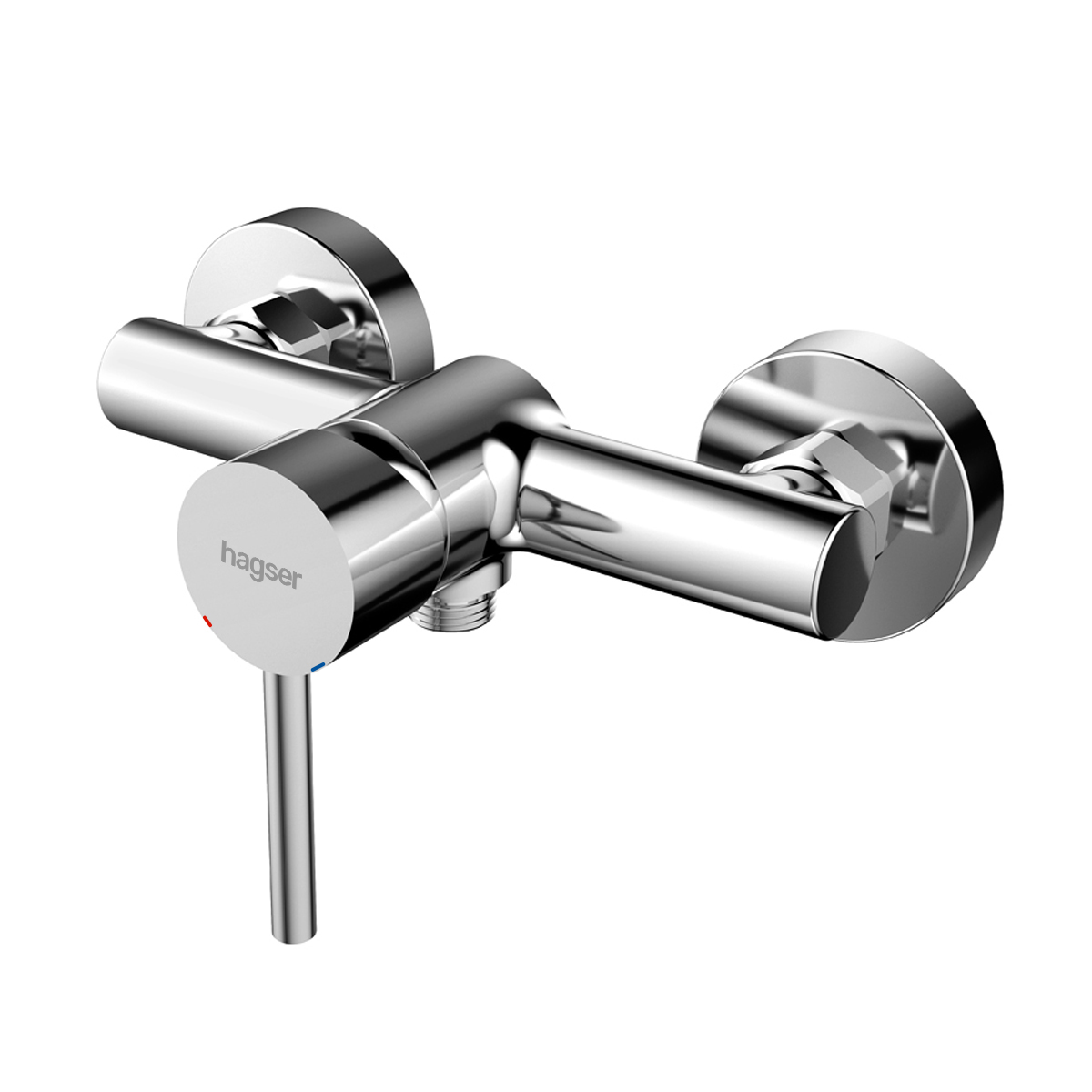 Hagser Lisa douchekraan wand chroom HGR10000033