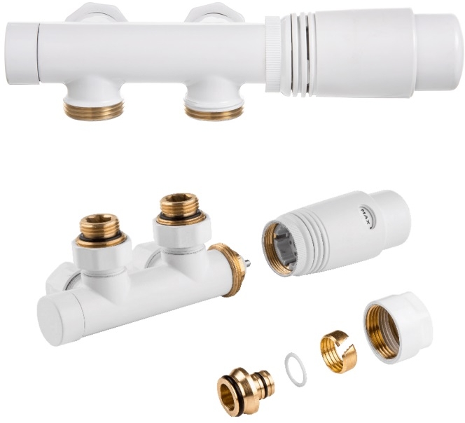 Invena PROV thermostatische set wit CZ-89-015