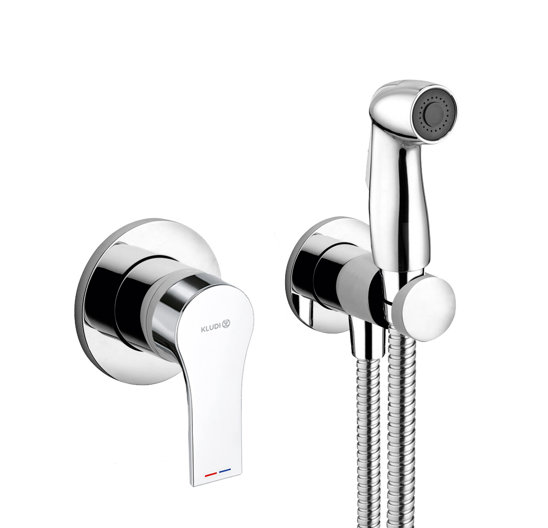 Kludi Zenta SL bidetkraan inbouw chroom 489990565