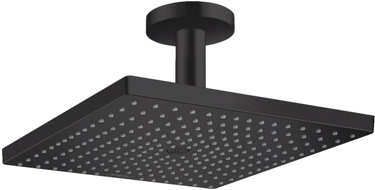 Hansgrohe Raindance regendouche met arm 30x30 cm vierkant zwart 26250670