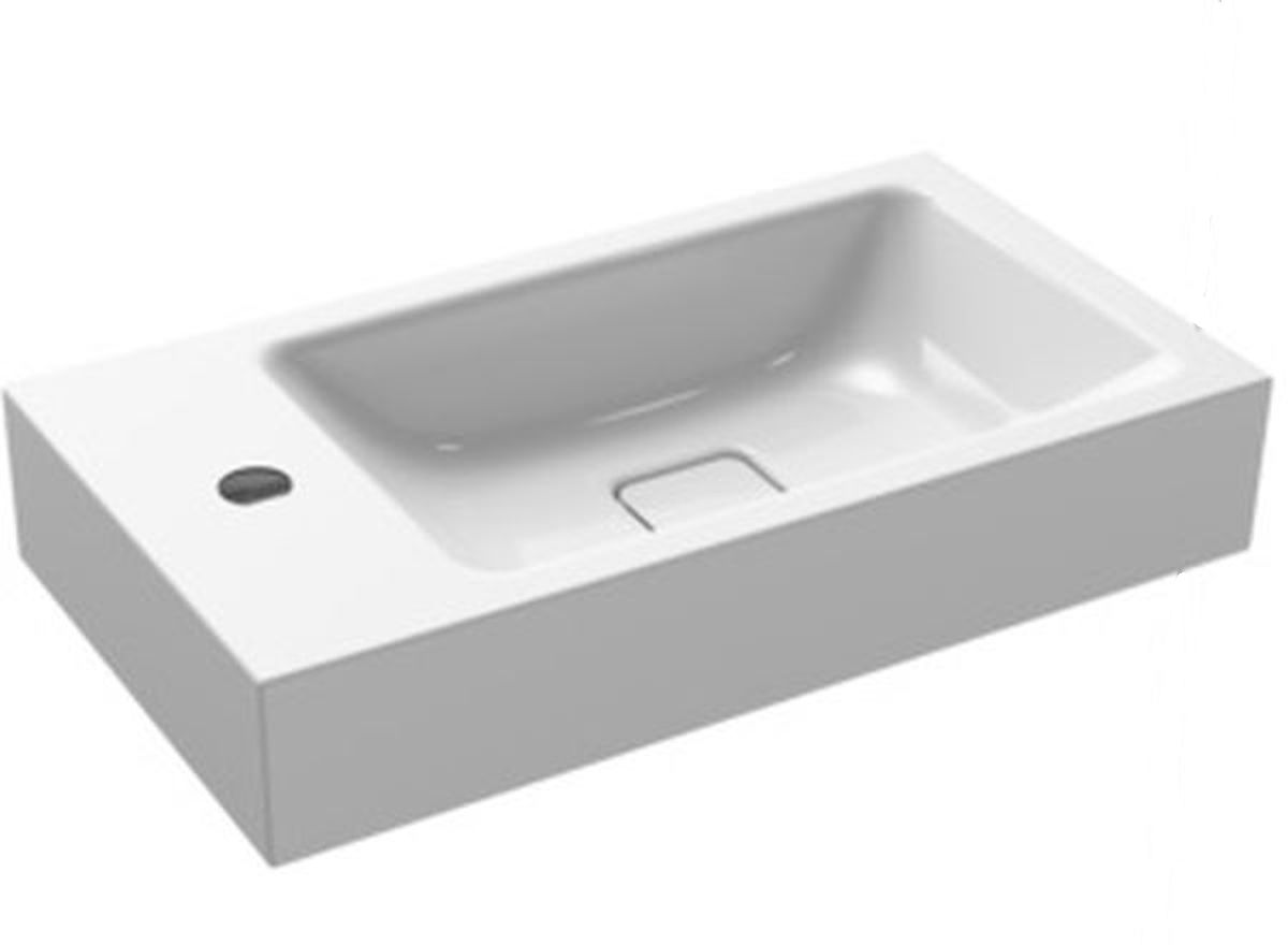 Kaldewei Cono wastafel 55x30 cm rechthoekig klassiek wit glans 908006393001