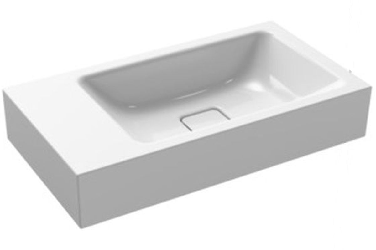 Kaldewei Cono wastafel 55x30 cm rechthoekig klassiek wit glans 908006433001