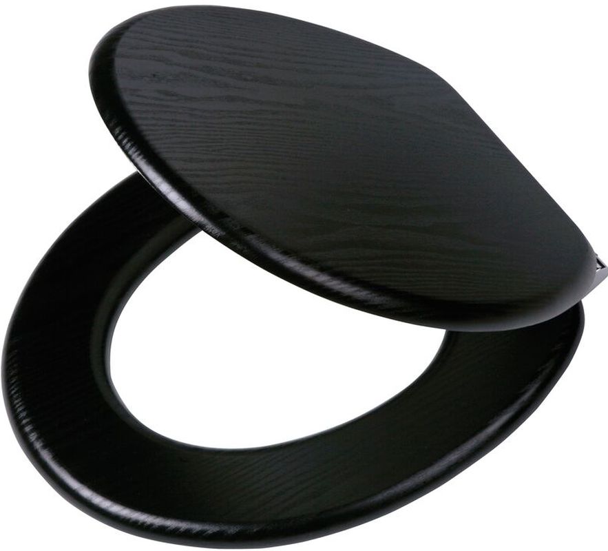Tiger Blackwash toiletbril langzaam vallend zwart 252030746