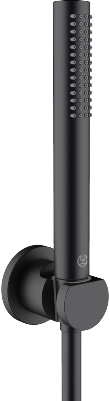 Kludi Nova Fonte Puristic doucheset wand zwart 2085039-15