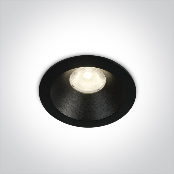 One Light Ewretu ingebouwde lamp 1x8 W zwart 10108D/B/W