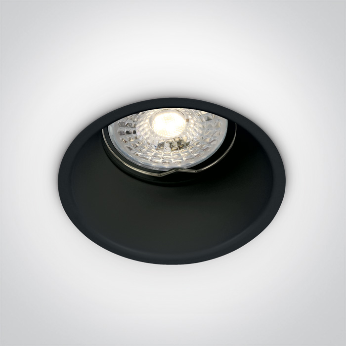 One Light Chulu ingebouwde lamp 1x50 W zwart 10105TG/B