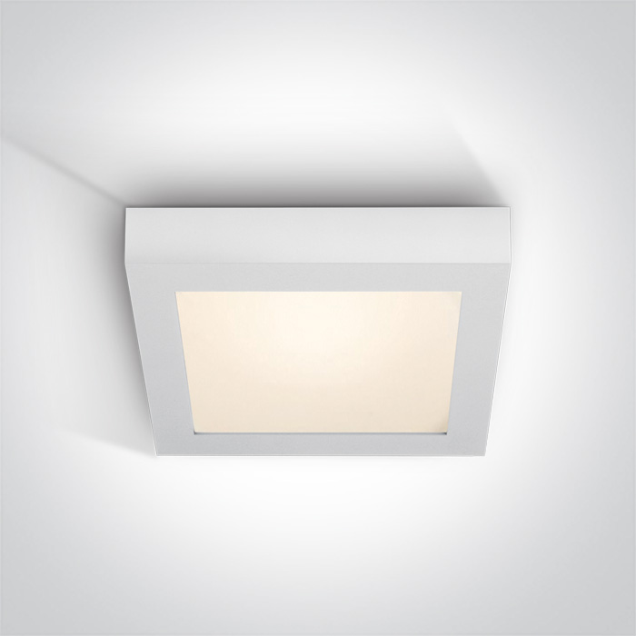 One Light Morfi plafond 1x22 W wit 62122F/W/W