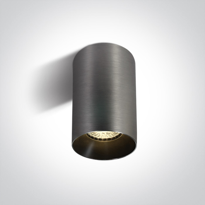 One Light Mistra plafondlamp 1x10 W grijs 12105M/MG