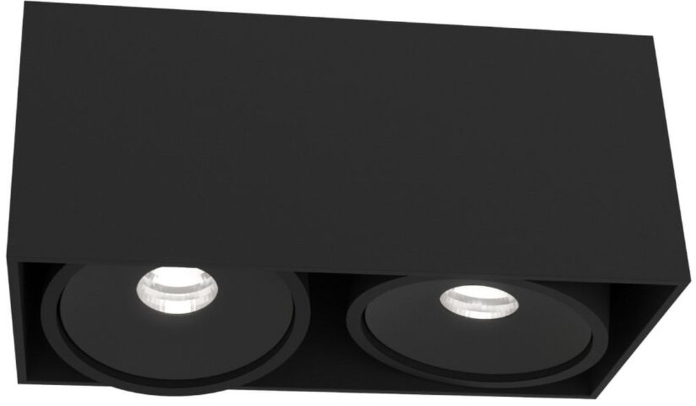 Open Design Cardi II plafondlamp 2x8 W zwart OR82067
