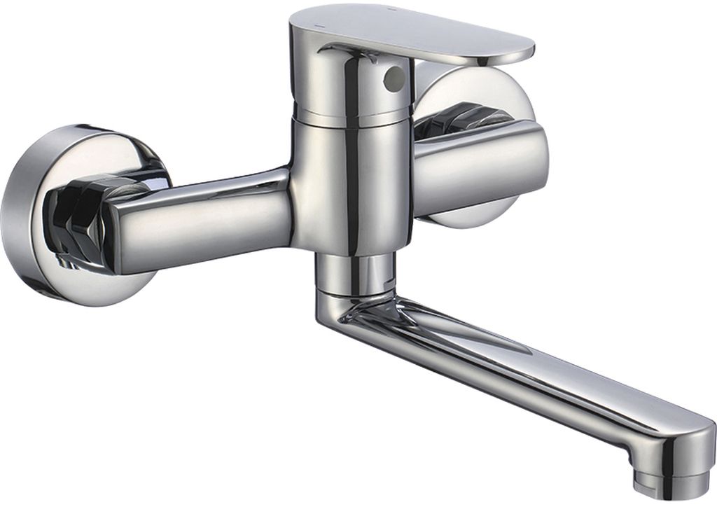 Kuchinox Pana wastafelkraan wand chroom BKN050D