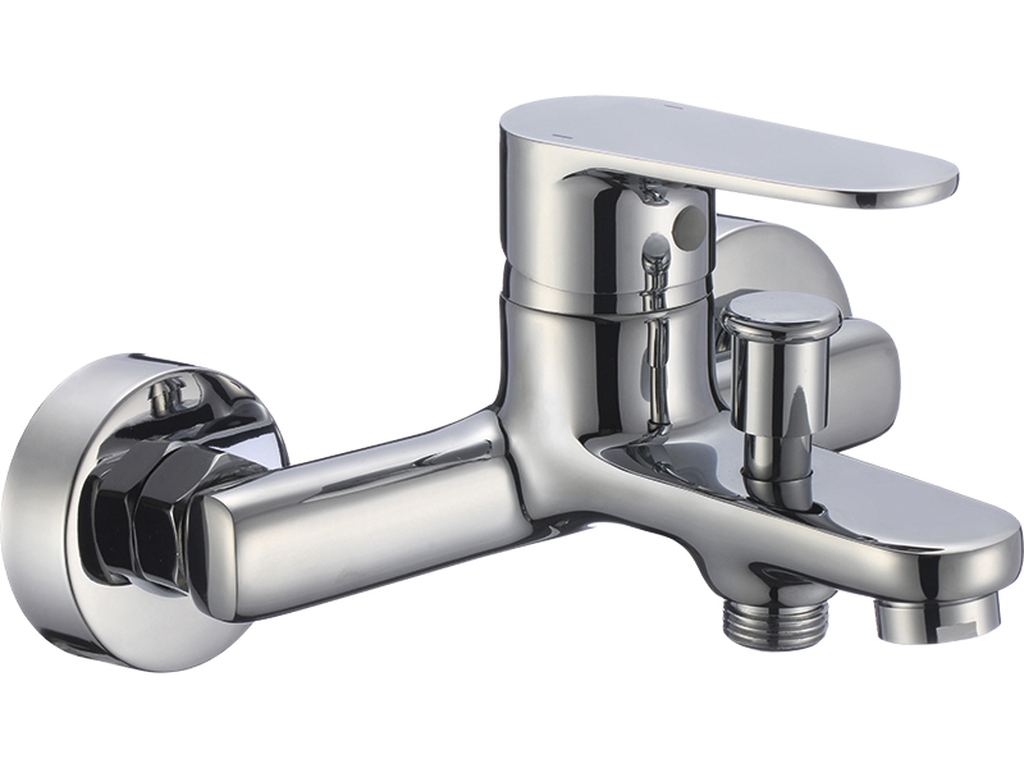Kuchinox Pana bad- en douchekraan wand chroom BKN010D
