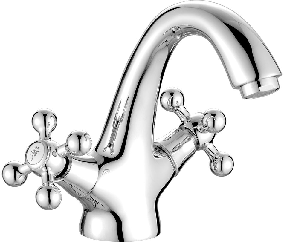 Kuchinox Stilo wastafelkraan staand chroom BKI022D