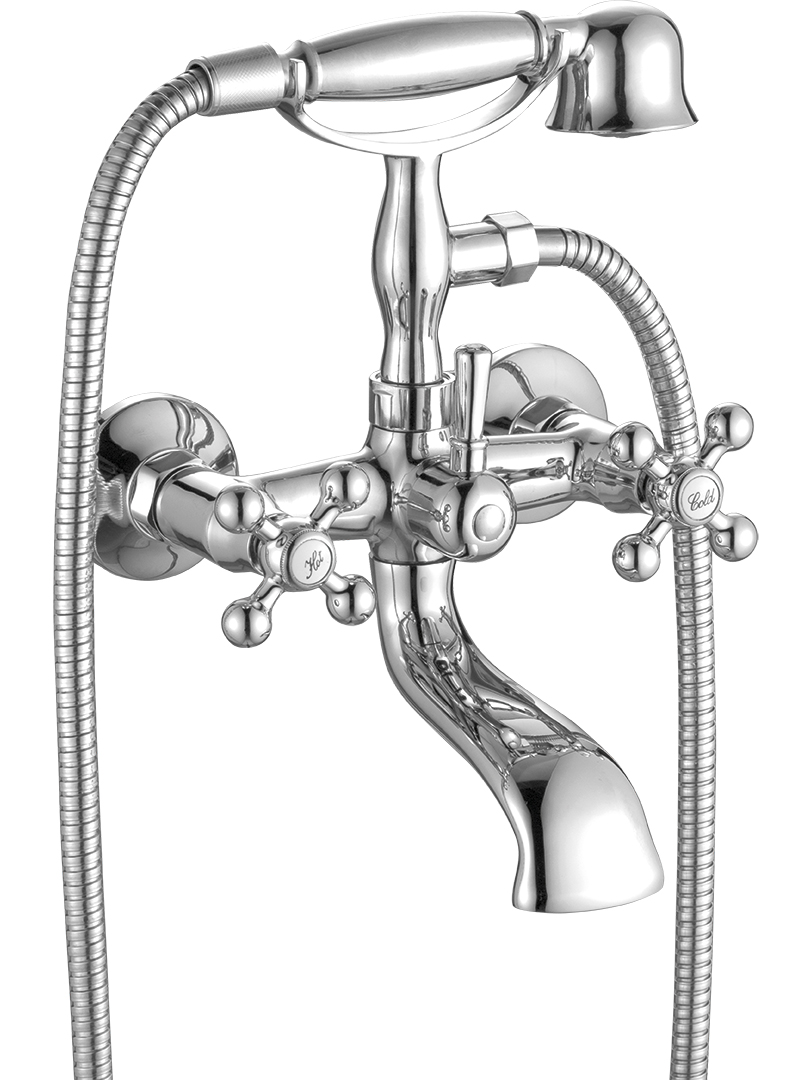 Kuchinox Stilo bad- en douchekraan wand chroom BKI011D