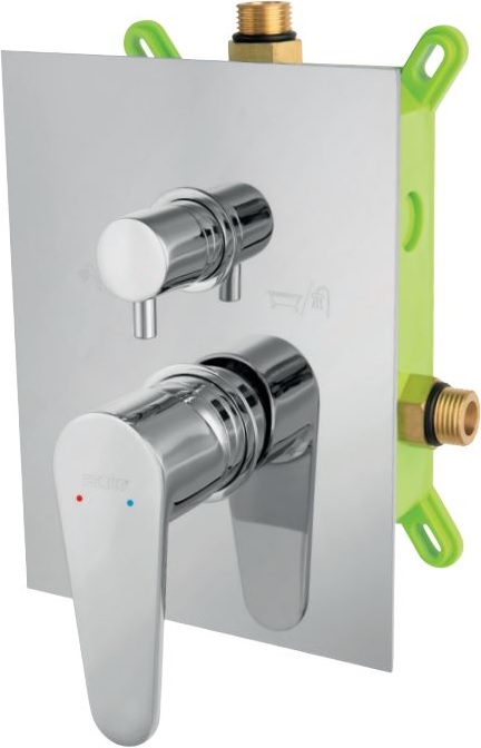 Ferro Algeo bad- en douchekraan inbouw chroom BAG7P2BOX