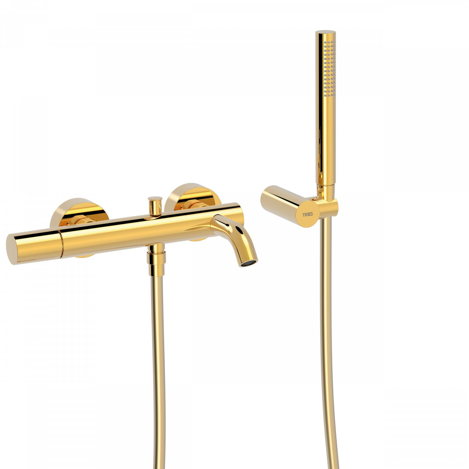 Tres Study Exclusive bad- en douchekraan wand gouden 261.170.01.OR
