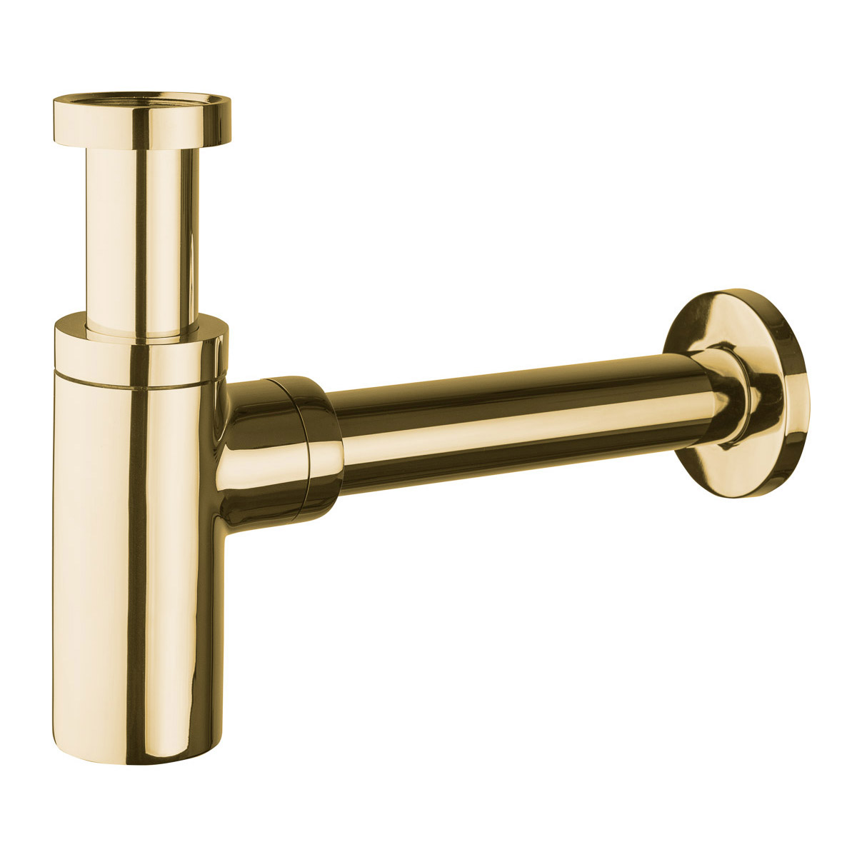 Oltens Hervik wastafelsifon flessengroen gouden glans 02600800