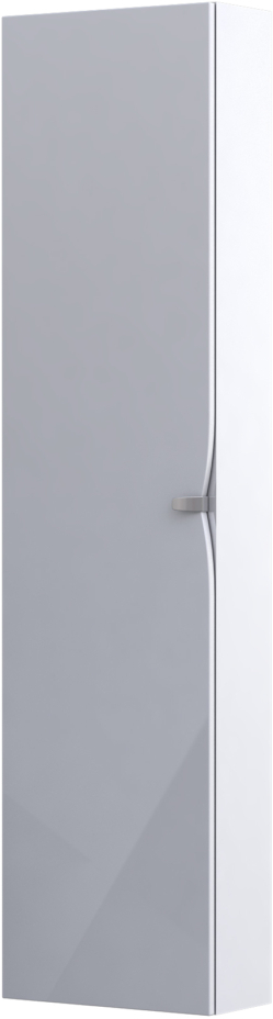Oristo Siena kast 40x17x160 cm hangend langs de zijkant wit OR45-SB1D-40-1