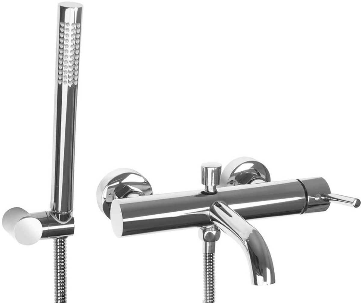 Rea Lungo bad- en douchekraan wand chroom REA-B6641