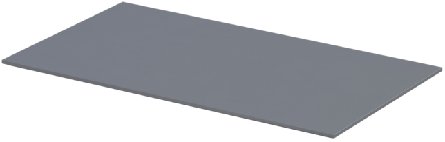 Oristo Uni badkamerblad 79.6x45.9 cm grijs OR00-BU-80-12