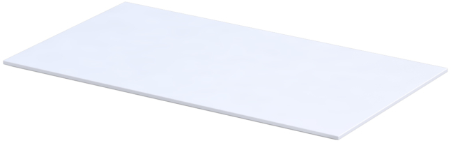 Oristo Uni badkamerblad 79.6x45.9 cm wit OR00-BU-80-2