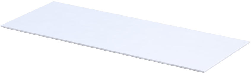 Oristo Uni badkamerblad 119.6x45.9 cm wit OR00-BU-120-1