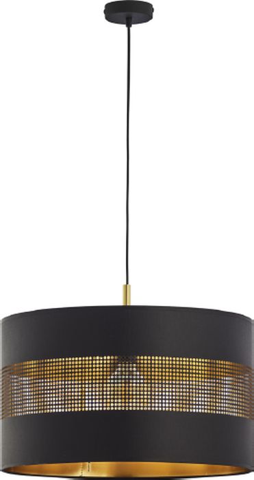 TK Lighting Tago hanglamp 1x25 W zwart-gouden 3211