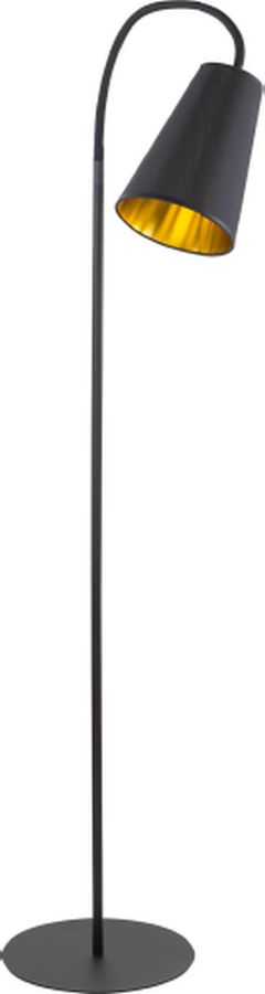 TK Lighting Wire staanlamp 1x15 W zwart-gouden 1099