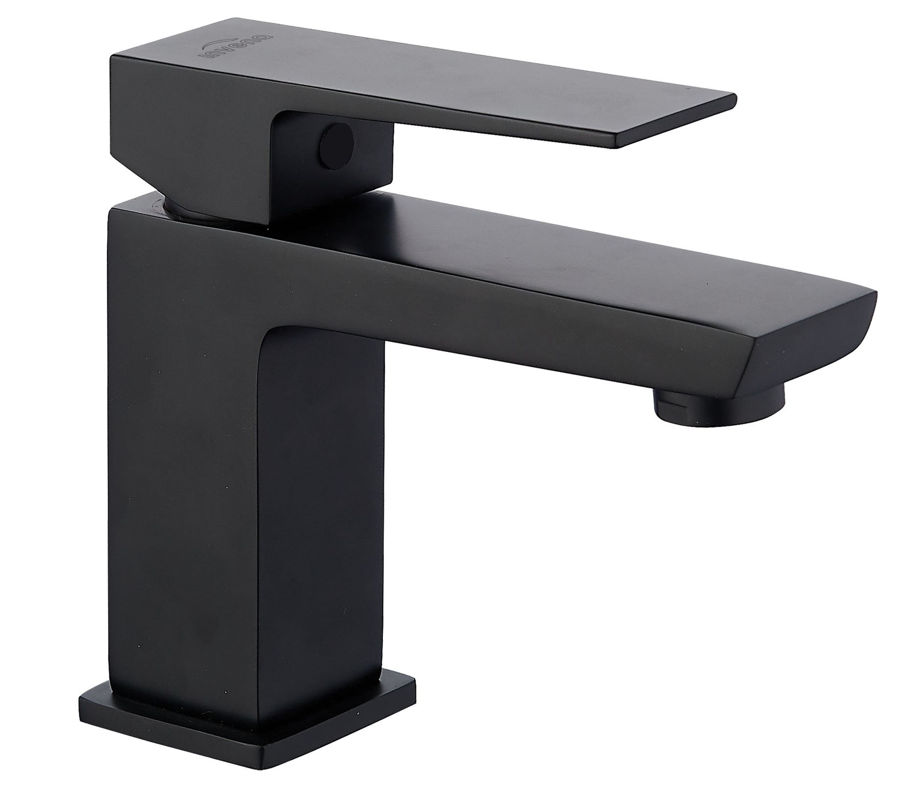 Invena Paros wastafelkraan staand zwart BU-09-004