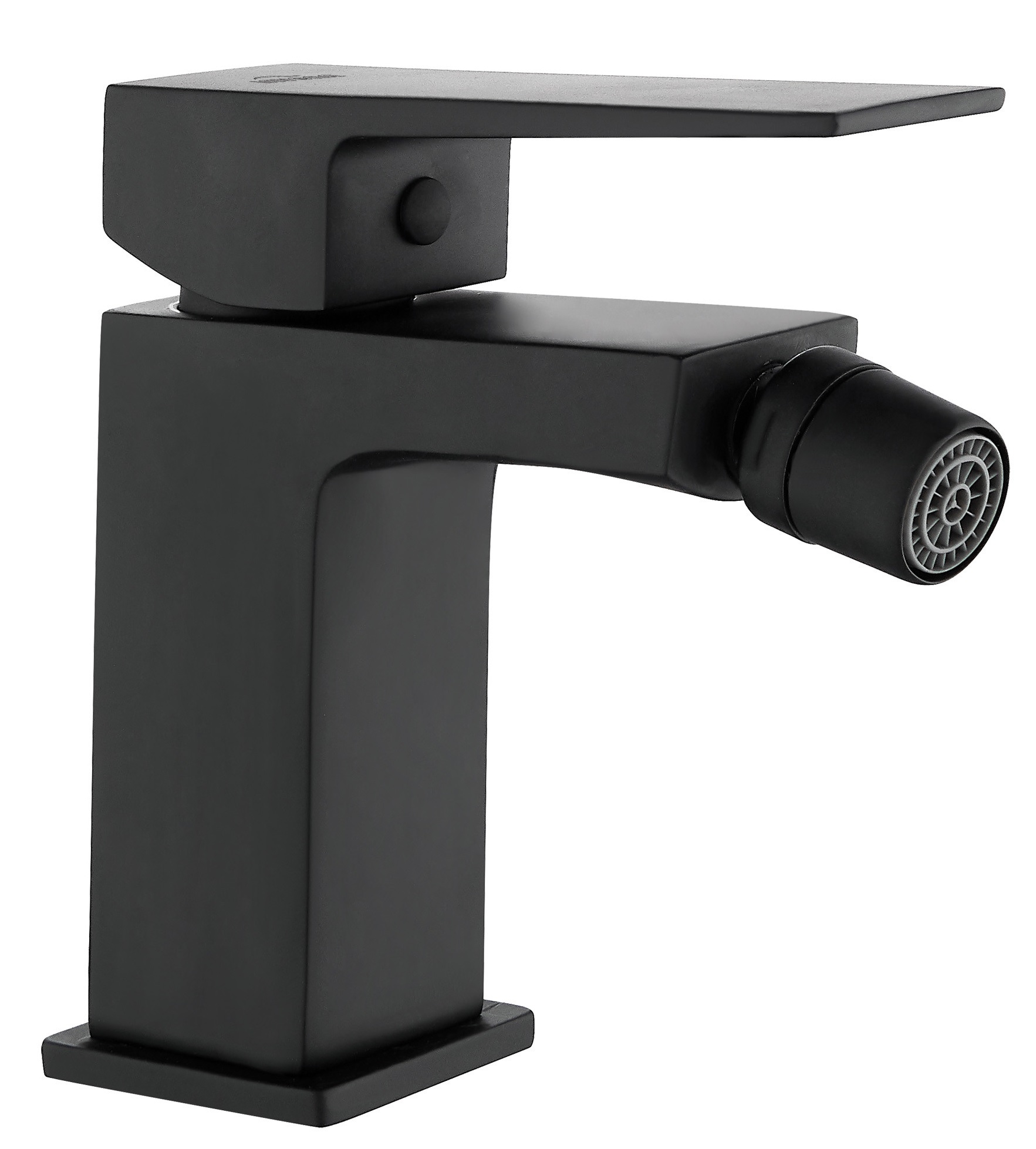 Invena Paros bidetkraan staand zwart BB-09-004