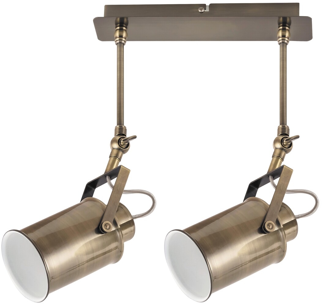 Rabalux Peter plafondlamp 2x60 W bruin 5982