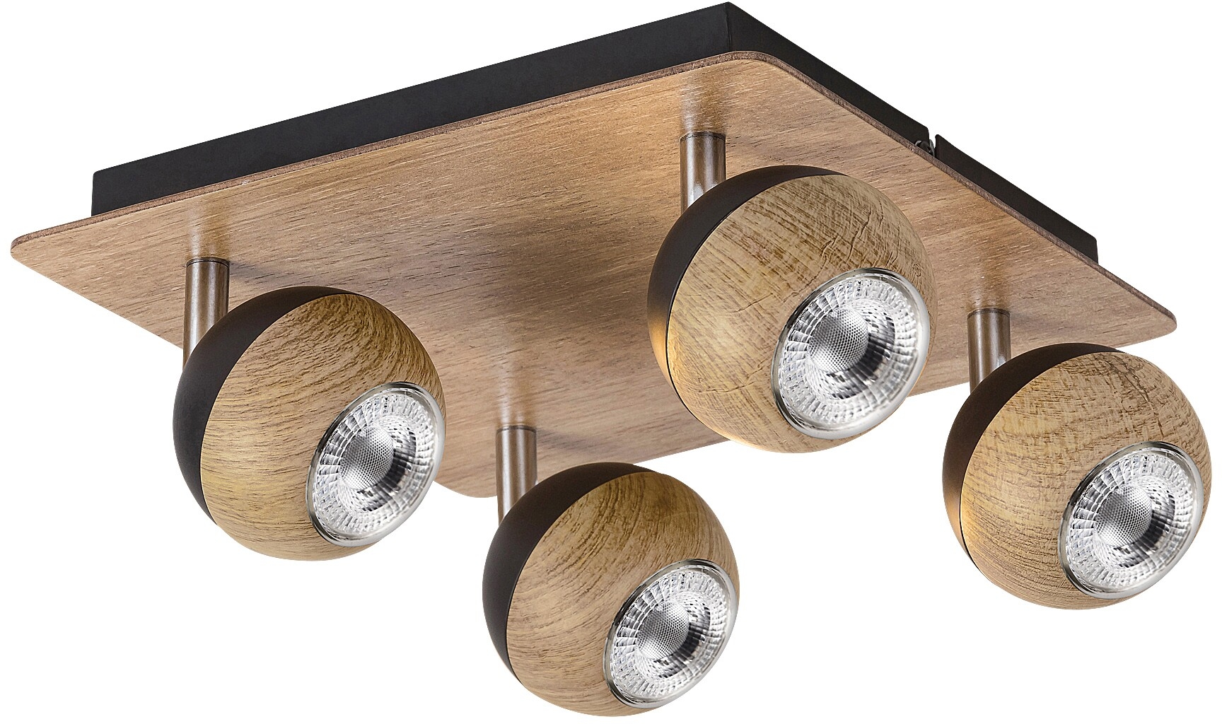Rabalux Arthur plafondlamp 4x35 W hout 5616