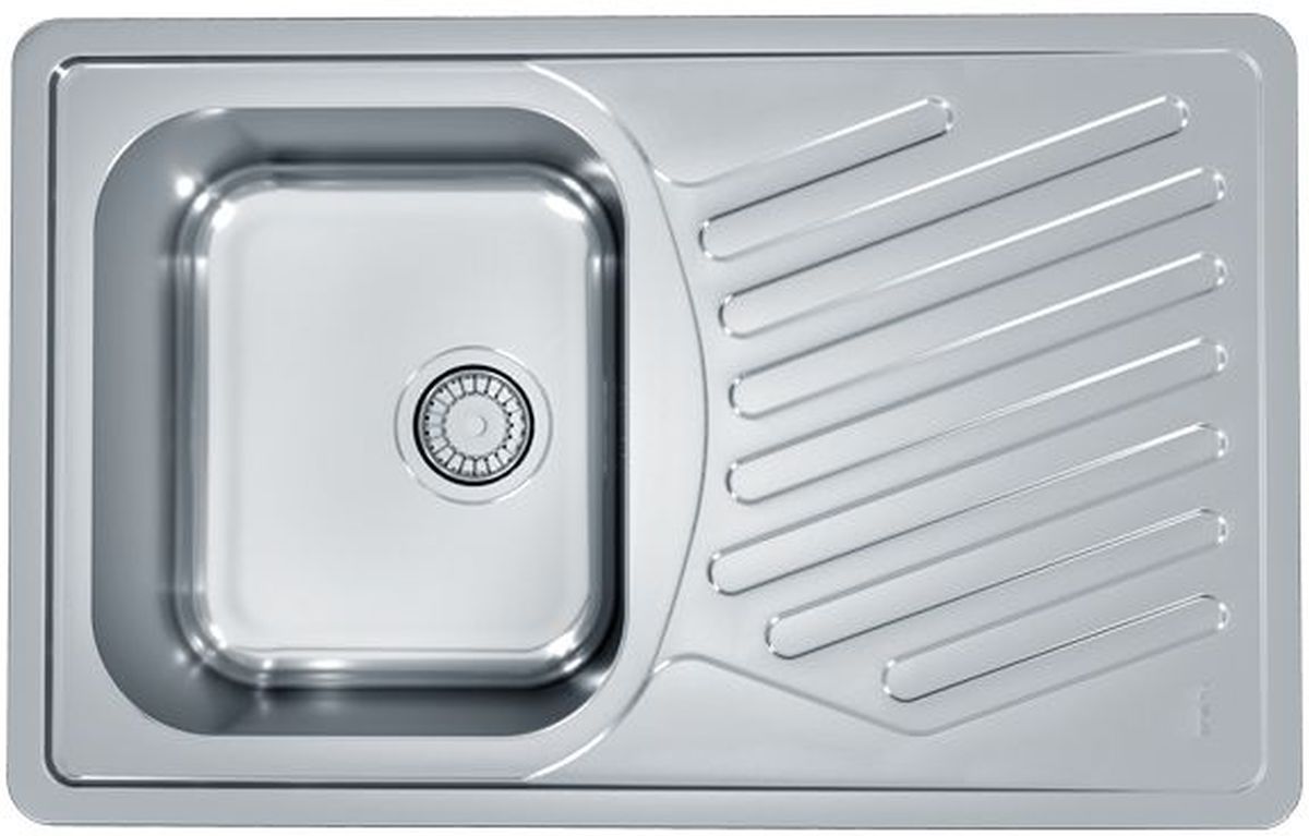 Alveus Elegant stalen spoelbak 81x51 cm 1126349