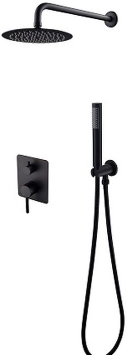 Besco Decco doucheset inbouw zwart BP-DII-CZ