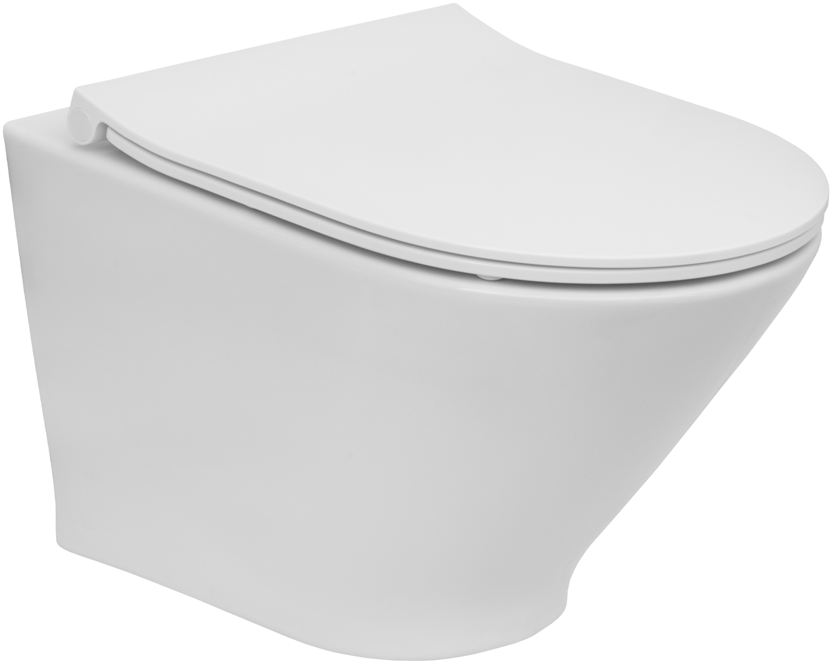 Roca Gap Round toiletpot hangend zonder kraag wit A3460NB000
