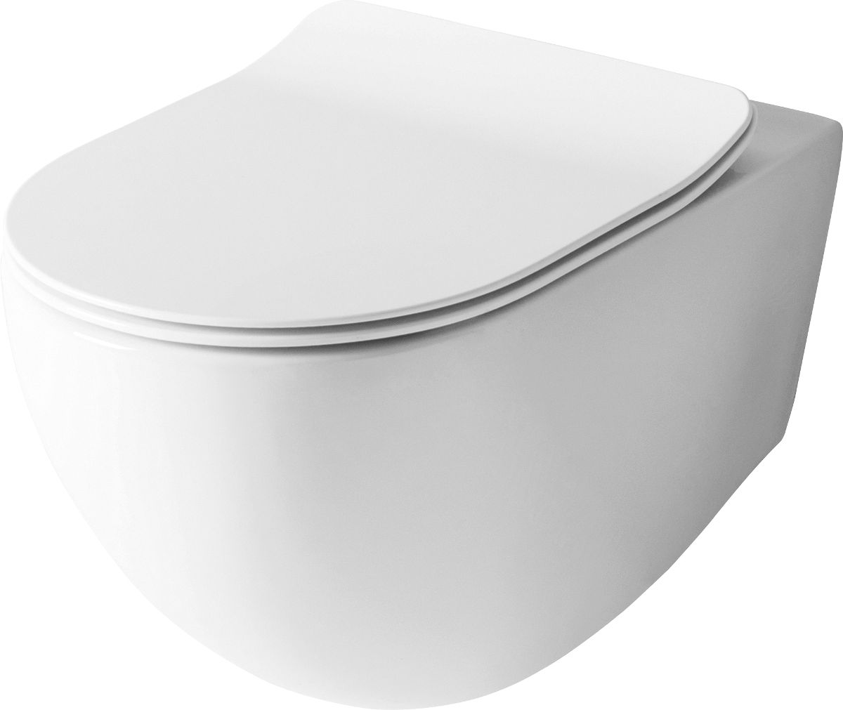 Art Ceram File 2.0 toiletpot hangend zonder kraag wit FLV00401;30