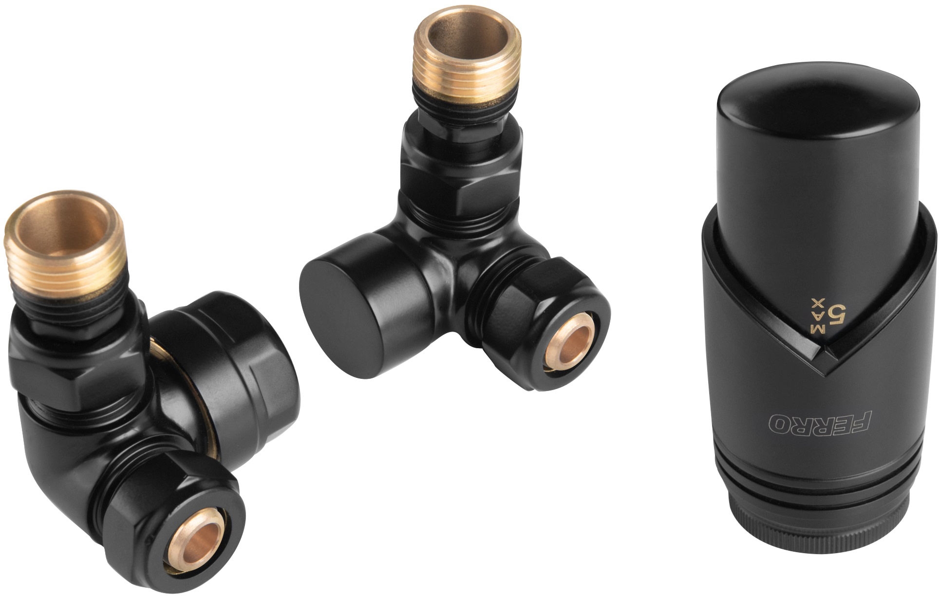 Ferro thermostatische set zwart ZTO30BL