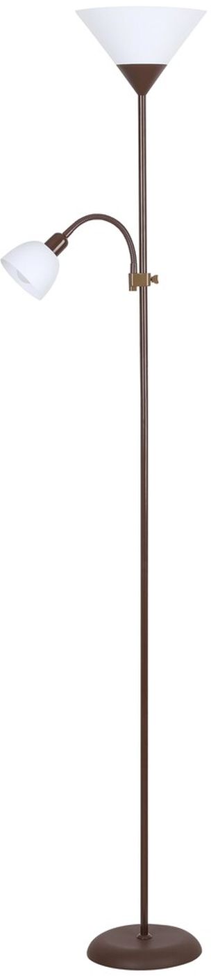 Rabalux Action staanlamp 2x100 W wit-bruin 4188