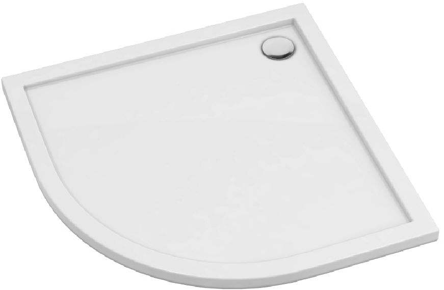 Schedpol Corrina New halfronde douchebak 90x90 cm wit 3.4334