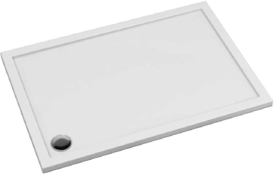 Schedpol Corrina New rechthoekige douchebak 100x80 cm wit 3.4336