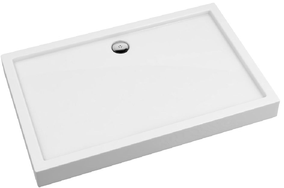 Schedpol Competia rechthoekige douchebak 120x80 cm wit 3.0169