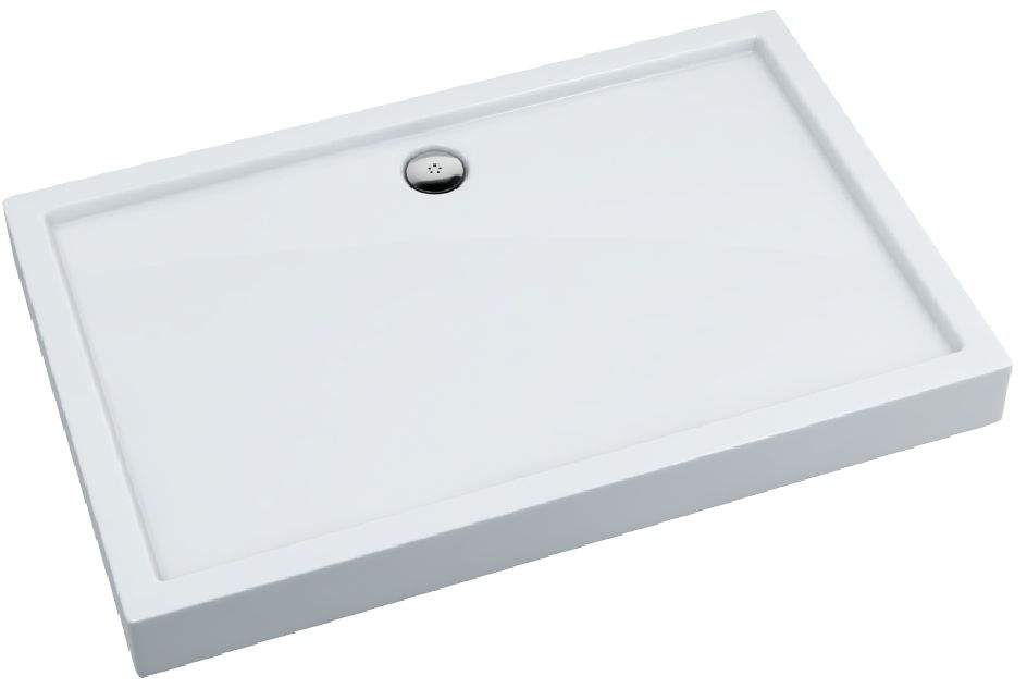 Schedpol Competia rechthoekige douchebak 90x80 cm wit 3.0183