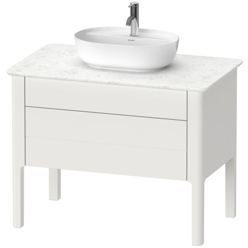 Duravit Luv kast 93.8x57x74.3 cm onder de wastafel staand wit LU956903939