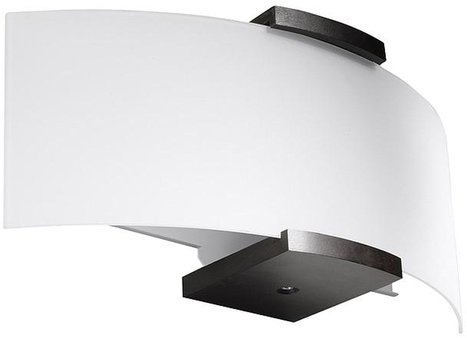 Sollux Lighting Emilio wandlamp 2x60 W wit-wengé SL.0185