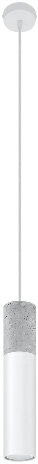 Sollux Lighting Borgio hanglamp 1x40 W wit-beton SL.0647