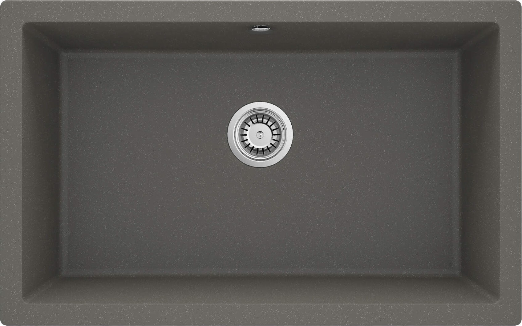 Deante Corda spoelbak van graniet 73x43 cm antraciet ZQA_T10D
