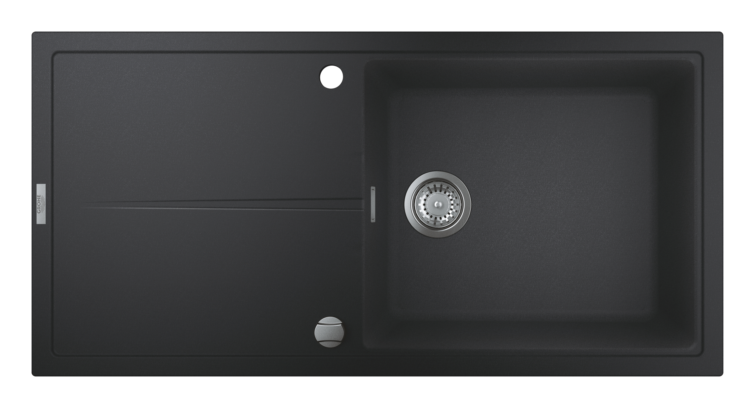 Grohe K400 spoelbak van graniet 100x50 cm zwart 31641AP0