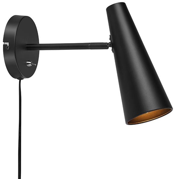 Markslöjd Peak wandlamp 1x40 W zwart 107898