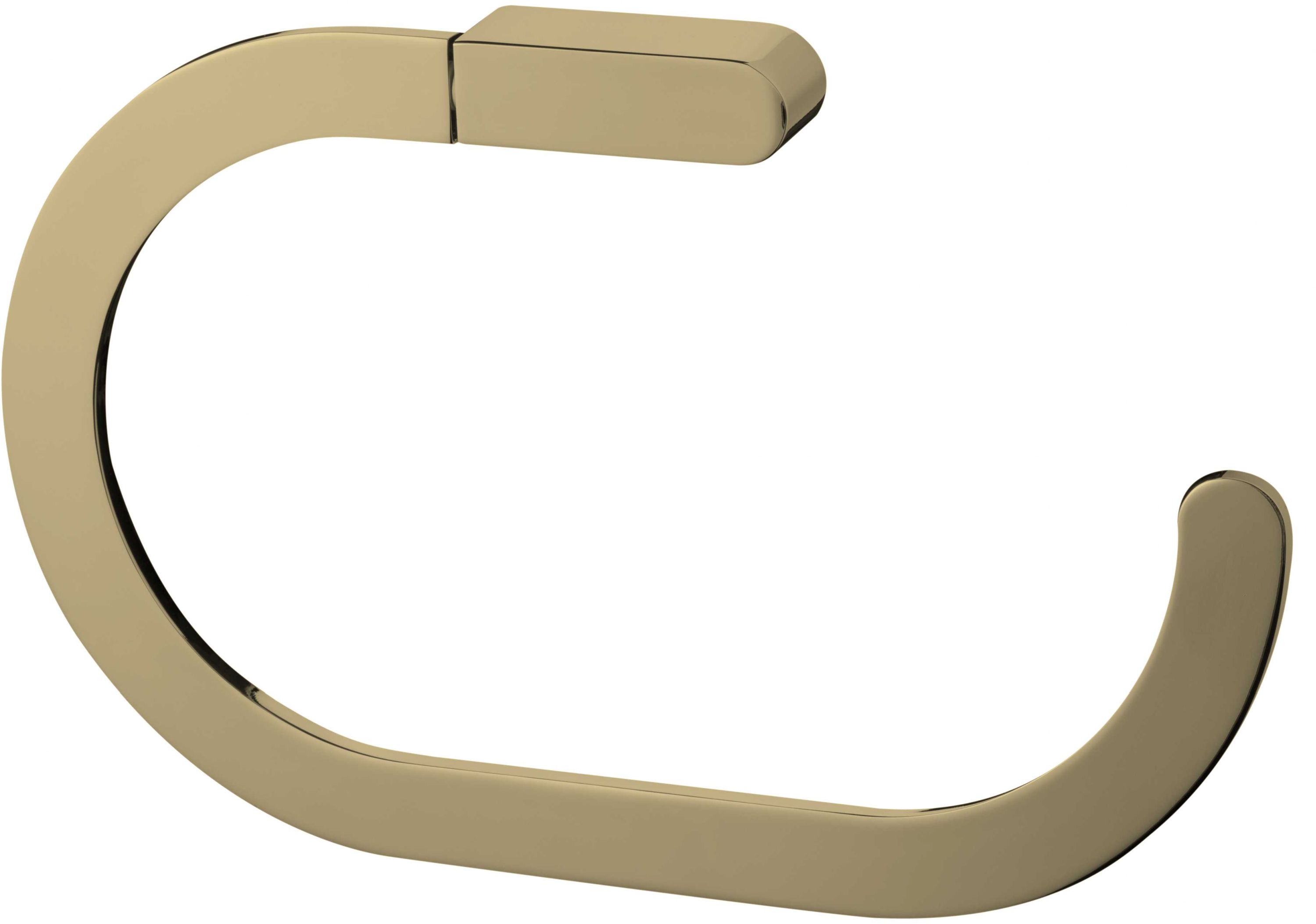 BISK Nature handdoekhanger gouden 07951